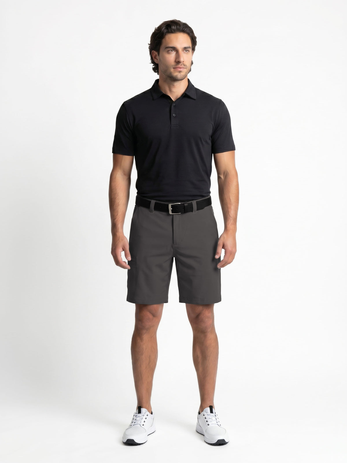 Men's Stretch Cargo Golf Shorts with a 9-Inch Inseam and Comfort Waistband for Movement on the Course