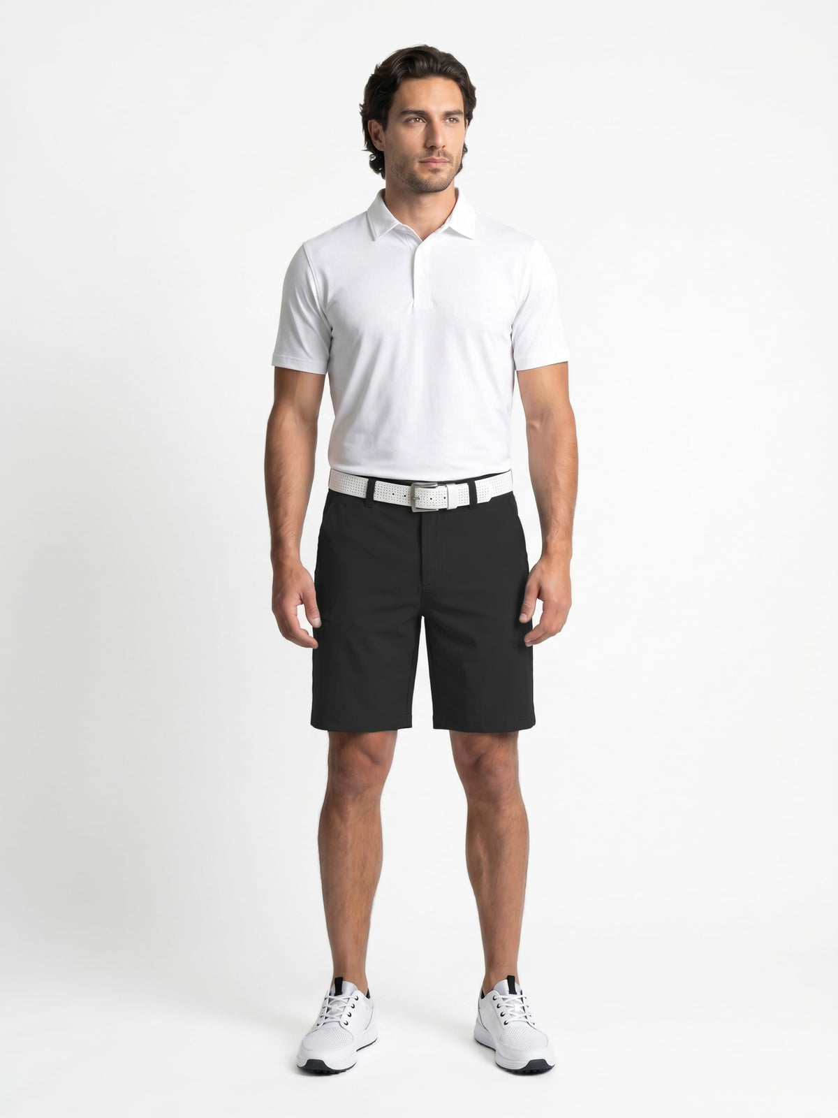 Men's Stretch Cargo Golf Shorts with a 9-Inch Inseam and Comfort Waistband for Movement on the Course
