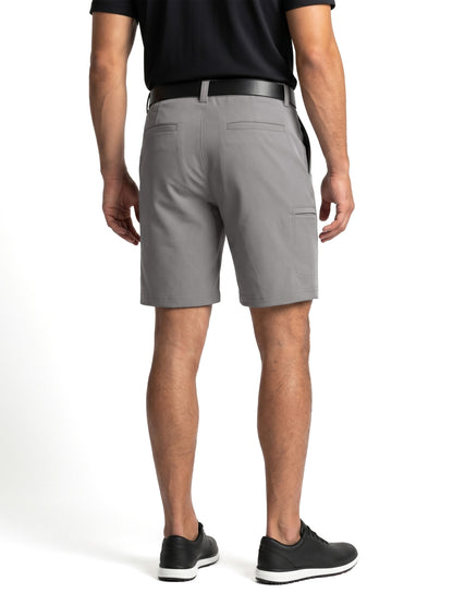 Men's Stretch Cargo Golf Shorts with a 9-Inch Inseam and Comfort Waistband for Movement on the Course