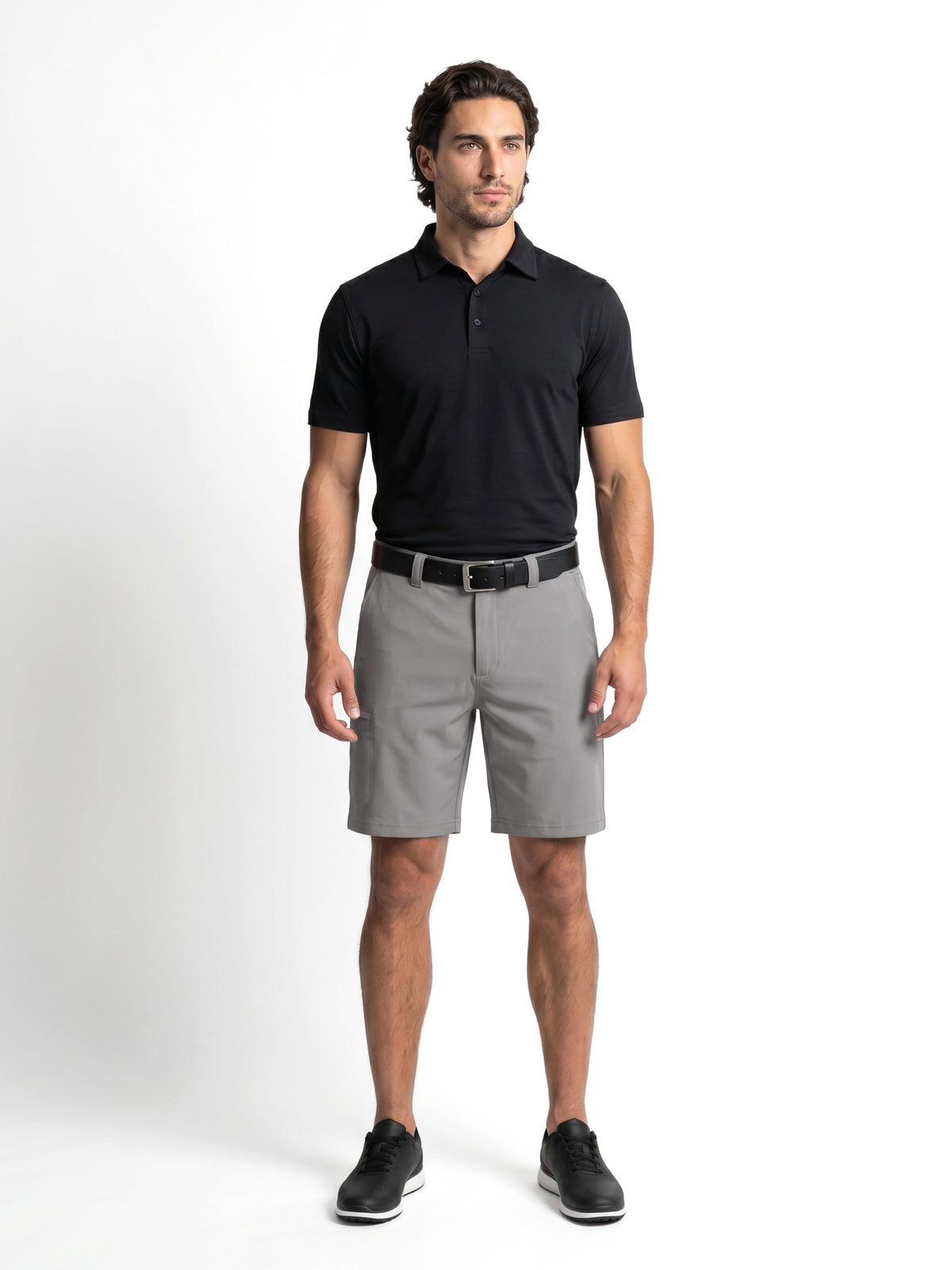 Men's Stretch Cargo Golf Shorts with a 9-Inch Inseam and Comfort Waistband for Movement on the Course