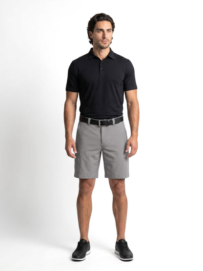 Men's Stretch Cargo Golf Shorts with a 9-Inch Inseam and Comfort Waistband for Movement on the Course