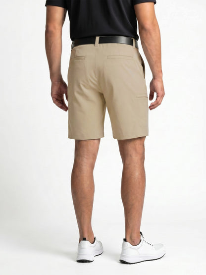 Men's Stretch Cargo Golf Shorts with a 9-Inch Inseam and Comfort Waistband for Movement on the Course