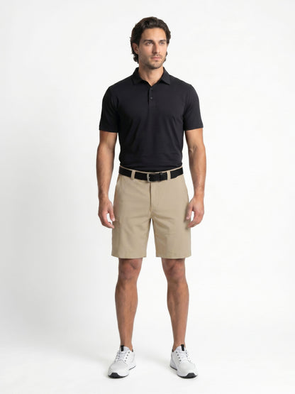 Men's Stretch Cargo Golf Shorts with a 9-Inch Inseam and Comfort Waistband for Movement on the Course
