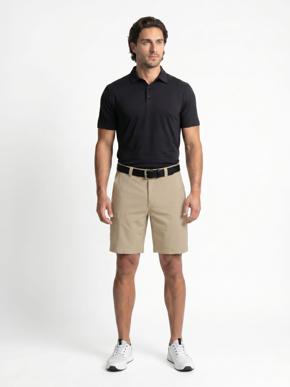 Men's Stretch Cargo Golf Shorts with a 9-Inch Inseam and Comfort Waistband for Movement on the Course