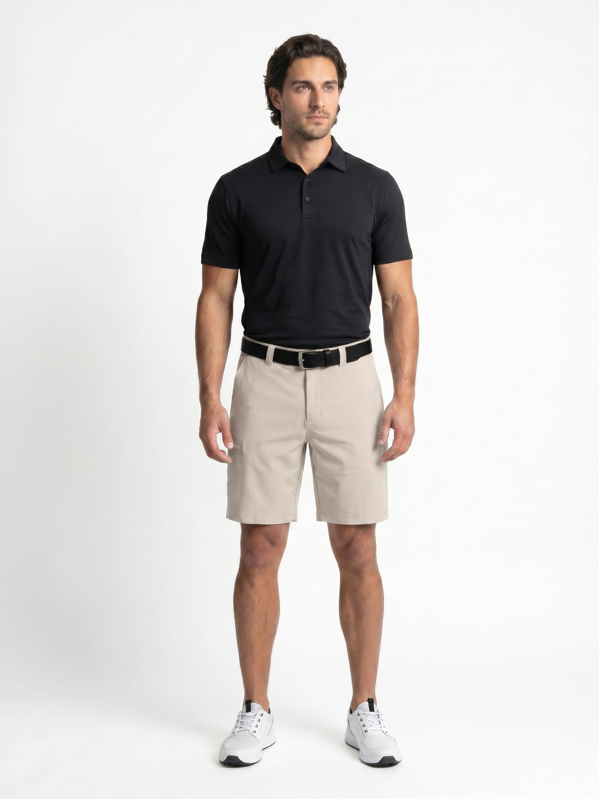 Men's Stretch Cargo Golf Shorts with a 9-Inch Inseam and Comfort Waistband for Movement on the Course