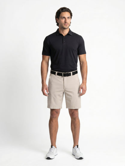 Men's Stretch Cargo Golf Shorts with a 9-Inch Inseam and Comfort Waistband for Movement on the Course
