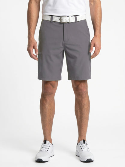Men's Stretch Cargo Golf Shorts with a 9-Inch Inseam and Comfort Waistband for Movement on the Course