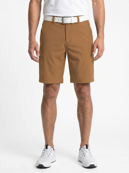 Men's Stretch Cargo Golf Shorts with a 9-Inch Inseam and Comfort Waistband for Movement on the Course