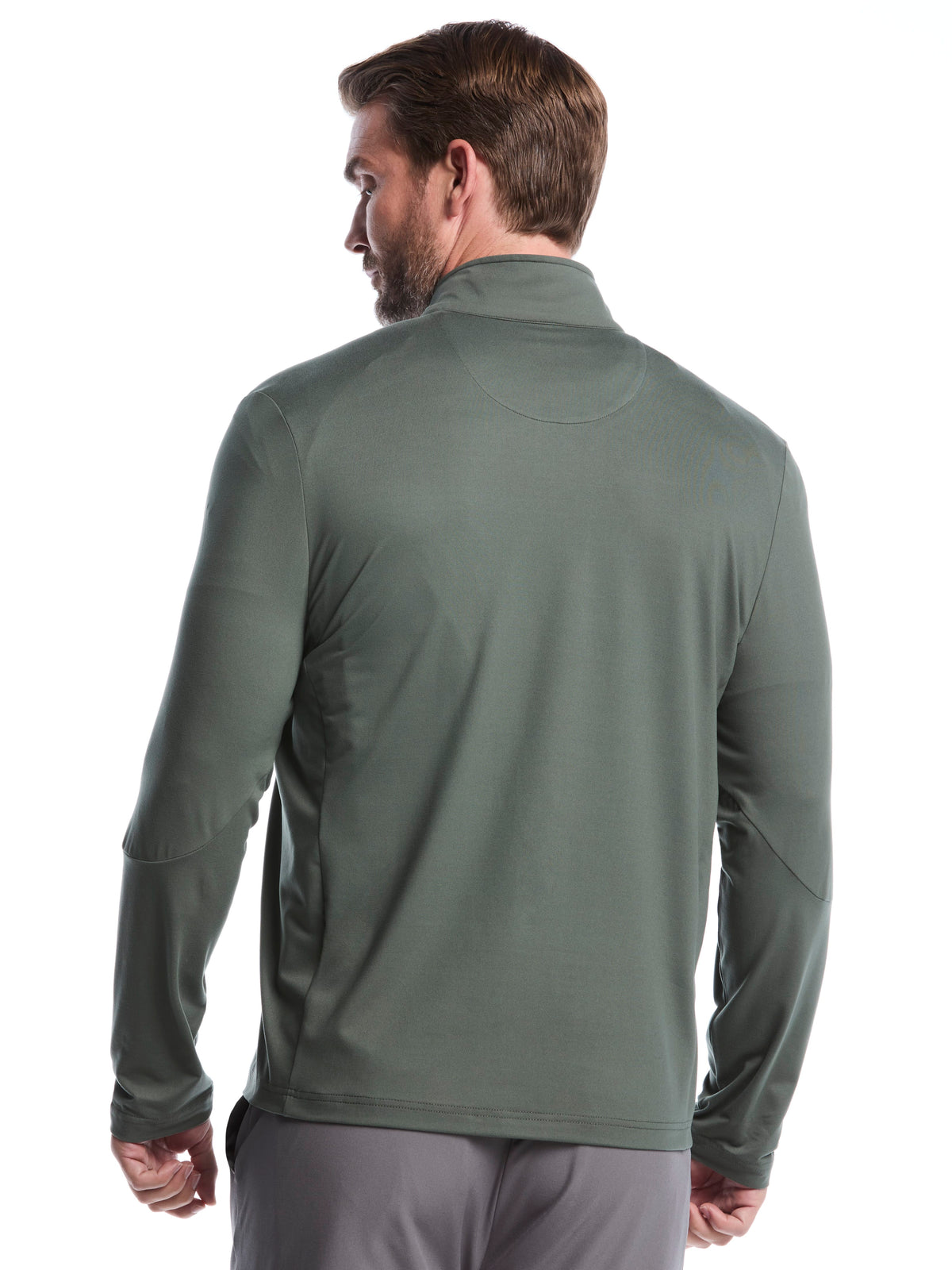 Men's Lightweight Quarter-Zip Golf Pullover for Flexible Swings and Water-Repellent Comfort