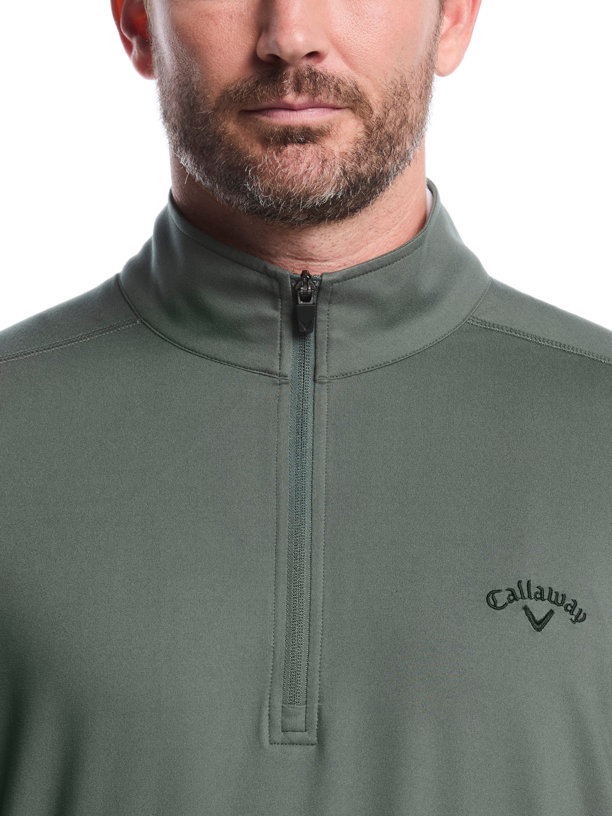Men's Lightweight Quarter-Zip Golf Pullover for Flexible Swings and Water-Repellent Comfort