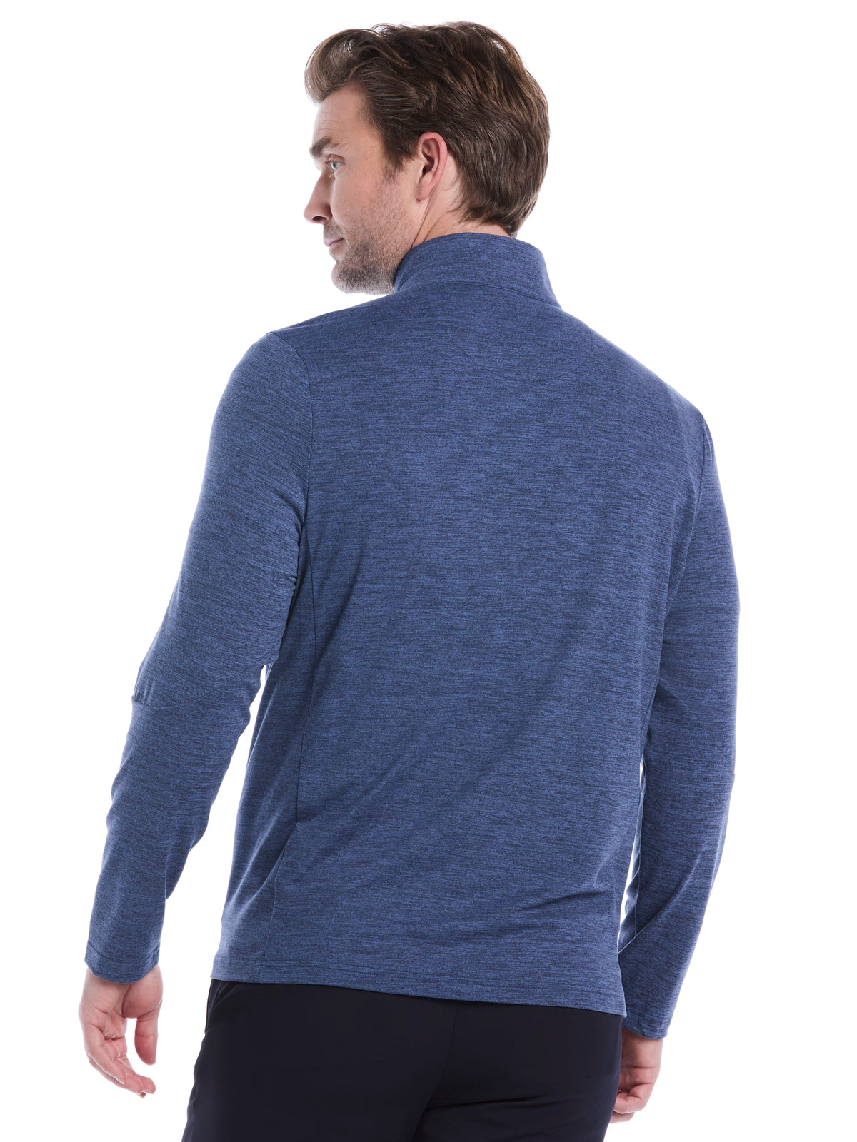 Men's Lightweight Quarter-Zip Golf Pullover for Flexible Swings and Water-Repellent Comfort