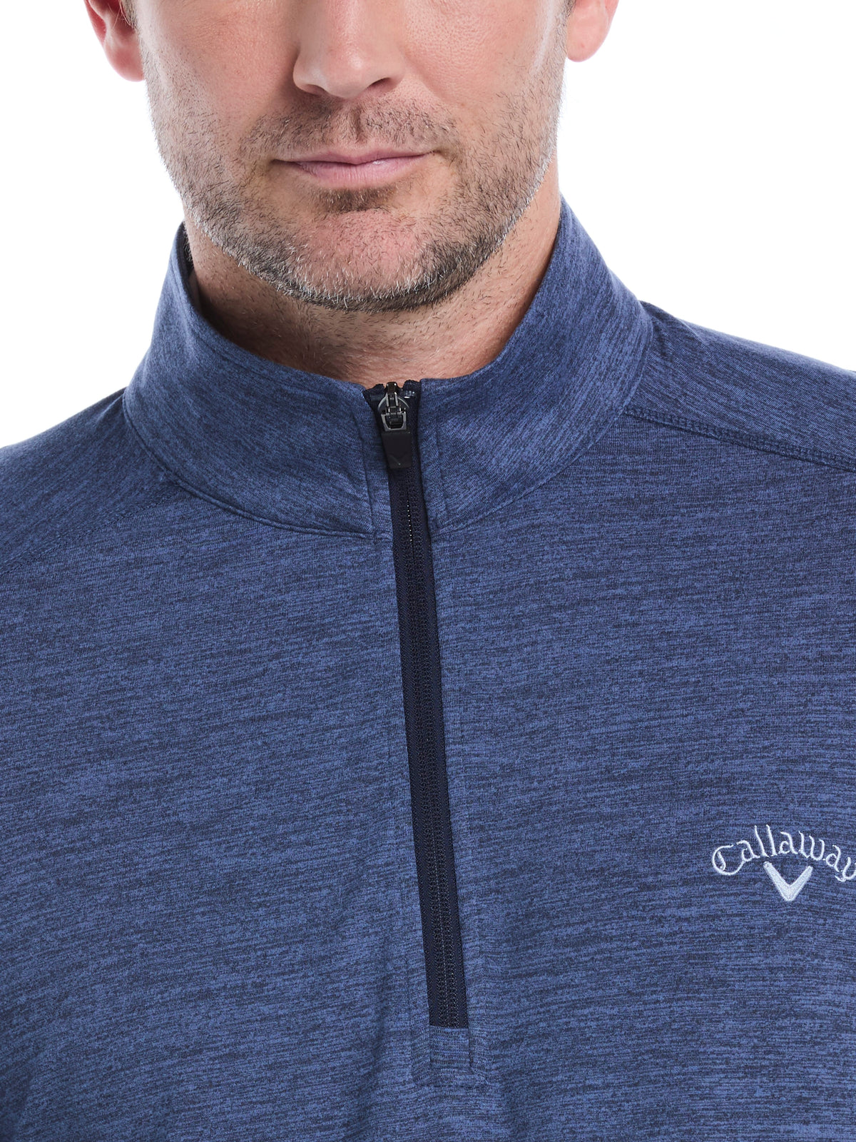 Men's Lightweight Quarter-Zip Golf Pullover for Flexible Swings and Water-Repellent Comfort