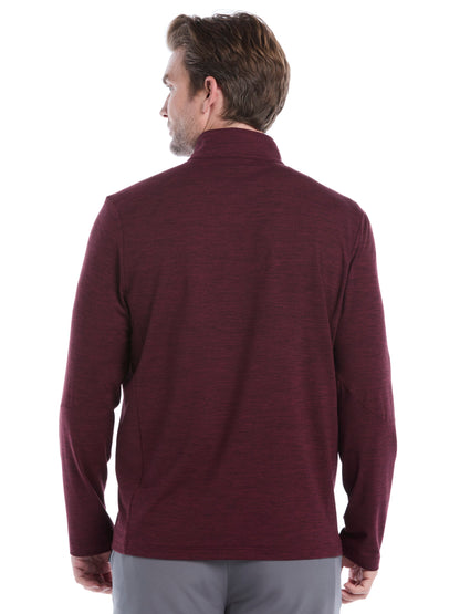 Men's Lightweight Quarter-Zip Golf Pullover for Flexible Swings and Water-Repellent Comfort