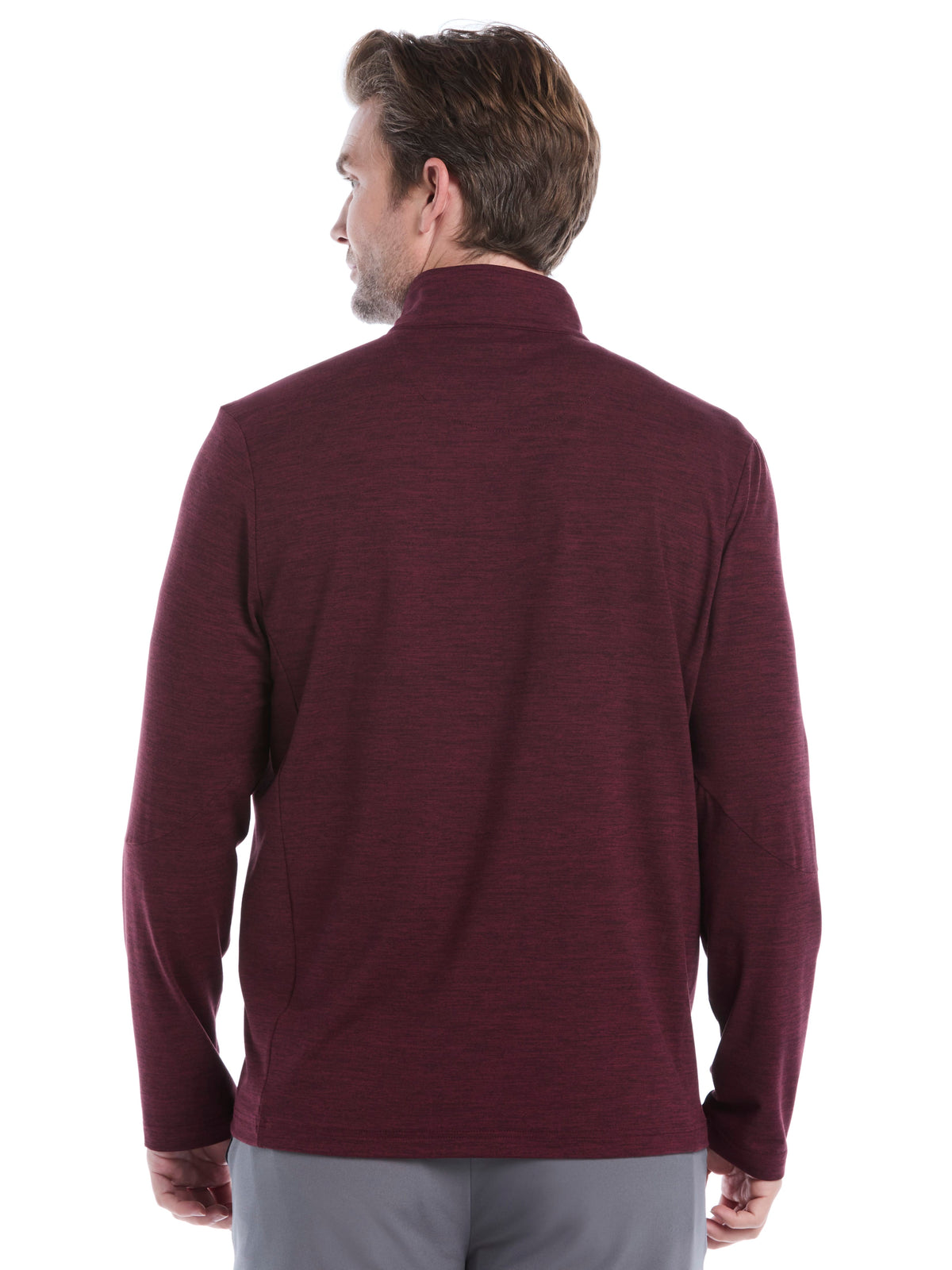 Men's Lightweight Quarter-Zip Golf Pullover for Flexible Swings and Water-Repellent Comfort