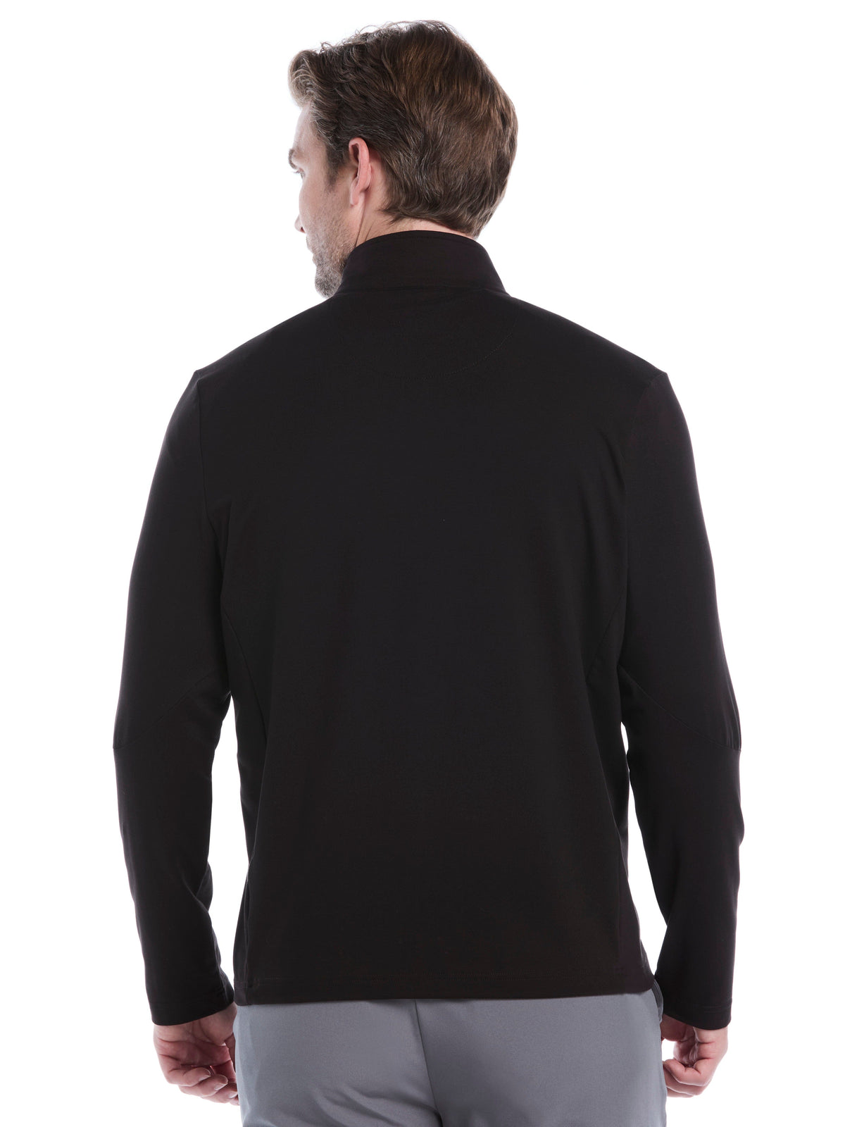 Men's Lightweight Quarter-Zip Golf Pullover for Flexible Swings and Water-Repellent Comfort