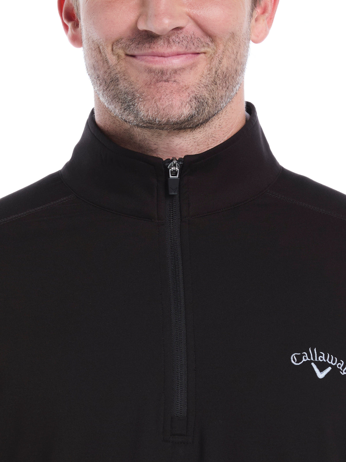 Men's Lightweight Quarter-Zip Golf Pullover for Flexible Swings and Water-Repellent Comfort