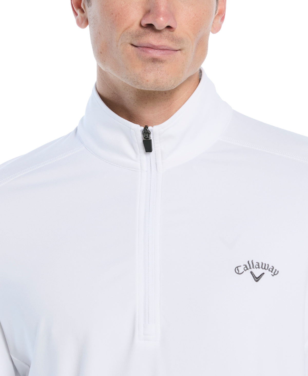 Men's Lightweight Quarter-Zip Golf Pullover for Flexible Swings and Water-Repellent Comfort