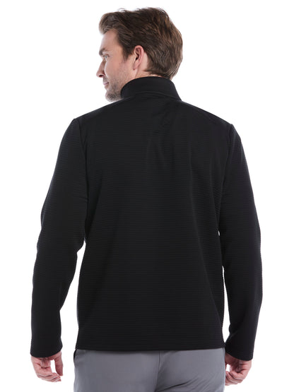 Men's Ottoman Quarter-Zip Golf Base Layer for Moisture-Wicking Comfort and Easy Layering on Cool Days