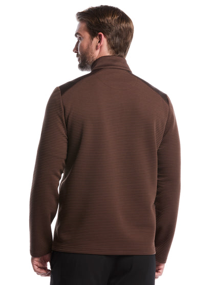 Men's Ottoman Quarter-Zip Golf Base Layer for Moisture-Wicking Comfort and Easy Layering on Cool Days