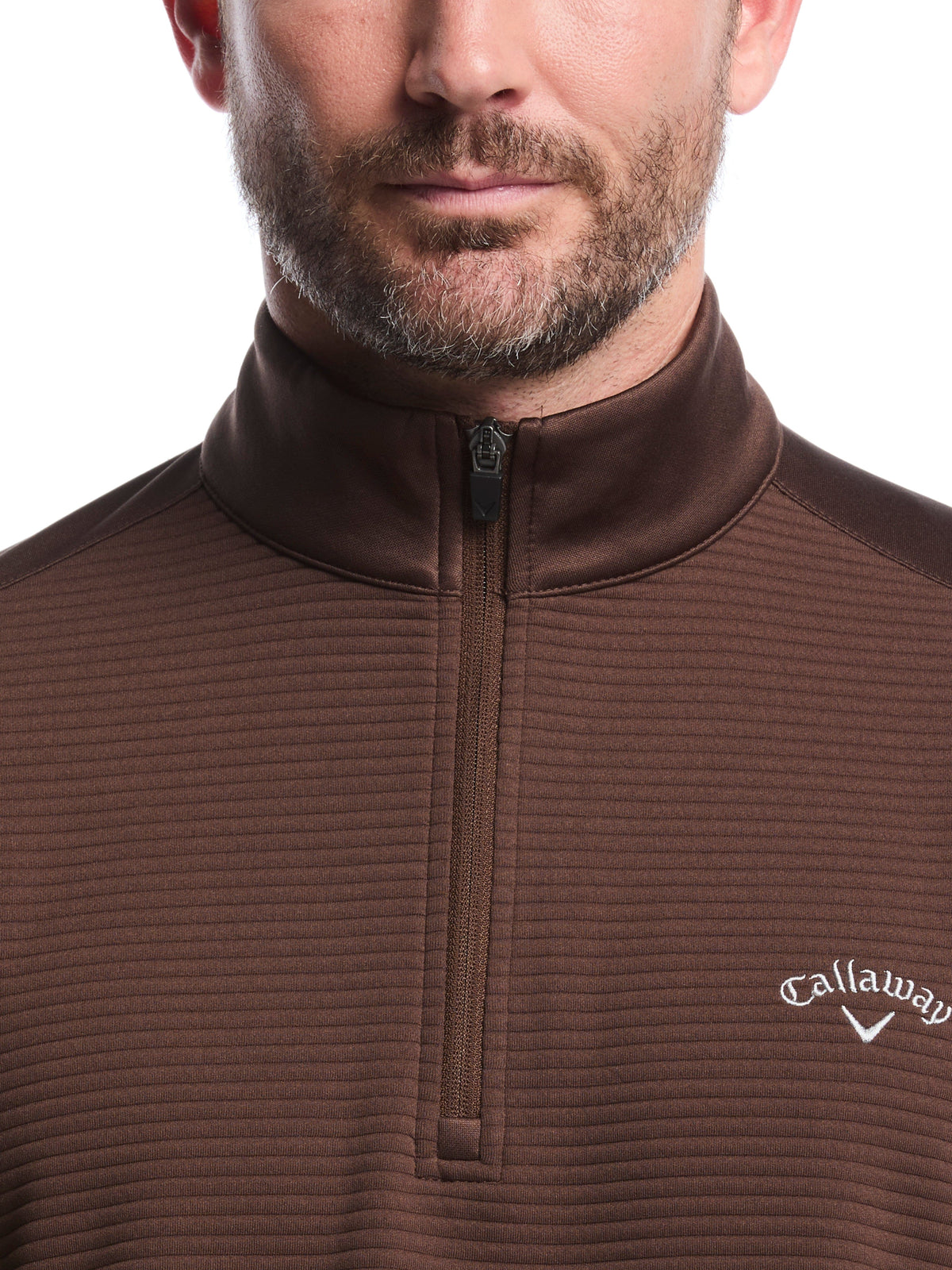 Men's Ottoman Quarter-Zip Golf Base Layer for Moisture-Wicking Comfort and Easy Layering on Cool Days