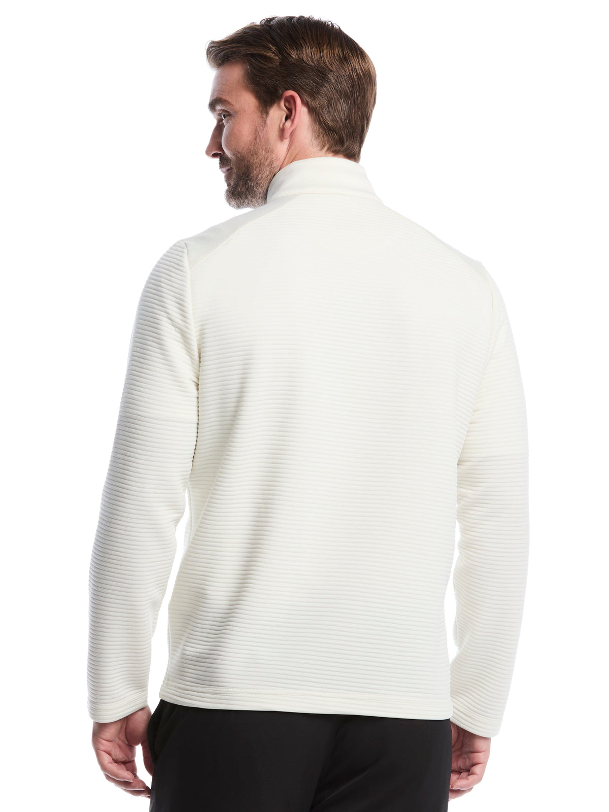 Men's Ottoman Quarter-Zip Golf Base Layer for Moisture-Wicking Comfort and Easy Layering on Cool Days