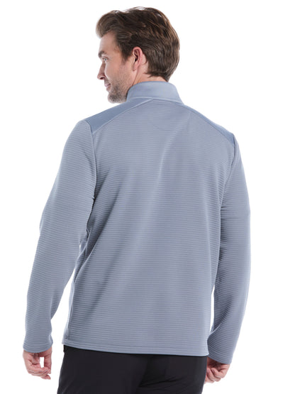 Men's Ottoman Quarter-Zip Golf Base Layer for Moisture-Wicking Comfort and Easy Layering on Cool Days