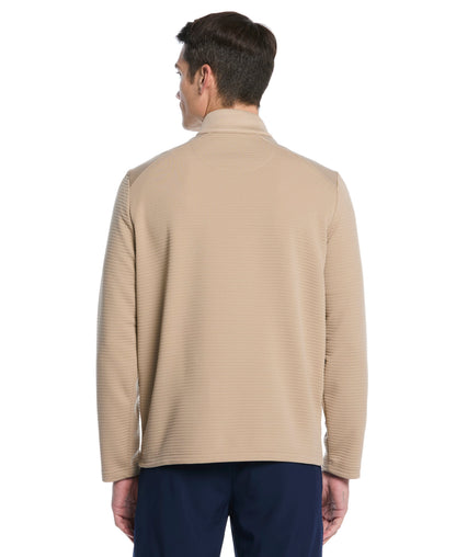 Men's Ottoman Quarter-Zip Golf Base Layer for Moisture-Wicking Comfort and Easy Layering on Cool Days