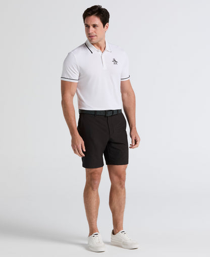 Men's 8-Inch Golf Shorts in Stretch Plain-Weave Fabric for Moisture-Wicking Comfort on the Course