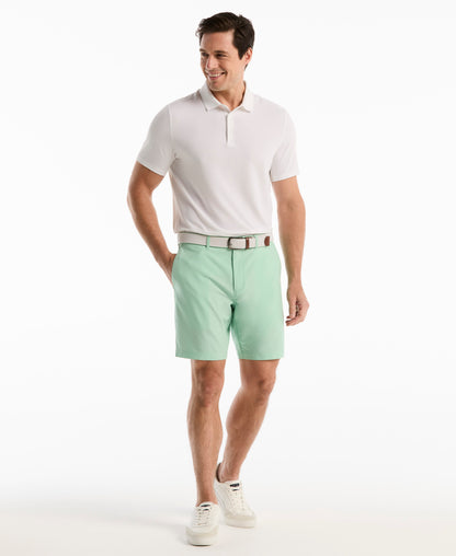 Men's 8-Inch Golf Shorts in Stretch Plain-Weave Fabric for Moisture-Wicking Comfort on the Course