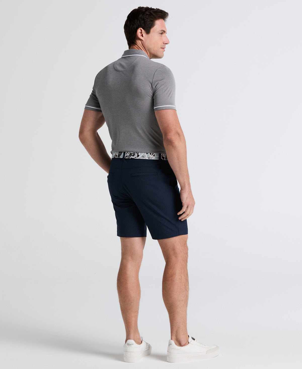 Men's 8-Inch Golf Shorts in Stretch Plain-Weave Fabric for Moisture-Wicking Comfort on the Course