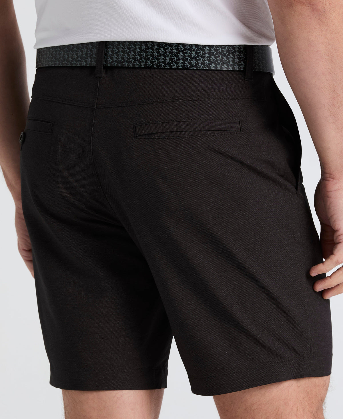Men's 8-Inch Golf Shorts in Stretch Plain-Weave Fabric for Moisture-Wicking Comfort on the Course