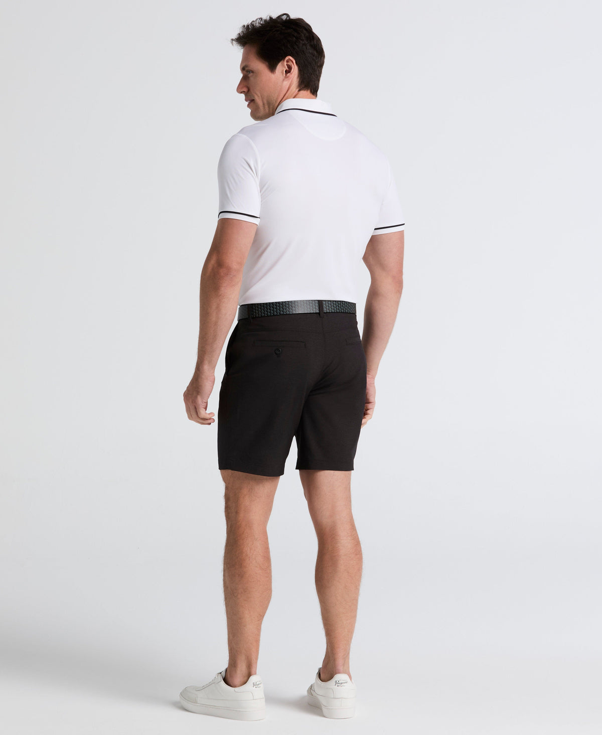 Men's 8-Inch Golf Shorts in Stretch Plain-Weave Fabric for Moisture-Wicking Comfort on the Course