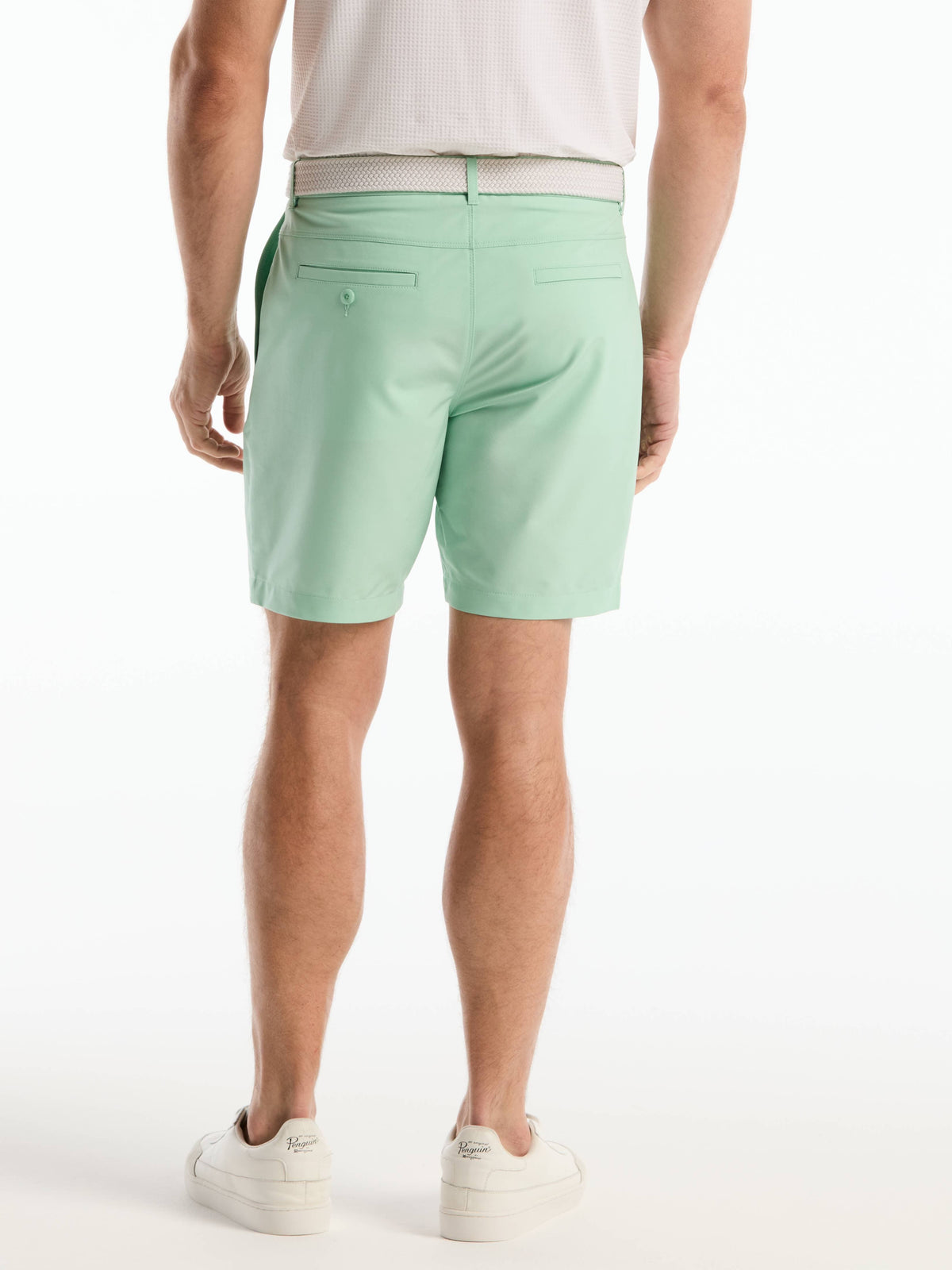 Men's 8-Inch Golf Shorts in Stretch Plain-Weave Fabric for Moisture-Wicking Comfort on the Course