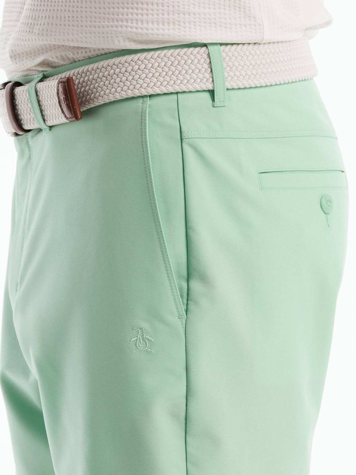 Men's 8-Inch Golf Shorts in Stretch Plain-Weave Fabric for Moisture-Wicking Comfort on the Course