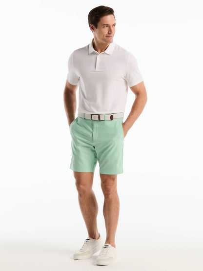 Men's 8-Inch Golf Shorts in Stretch Plain-Weave Fabric for Moisture-Wicking Comfort on the Course