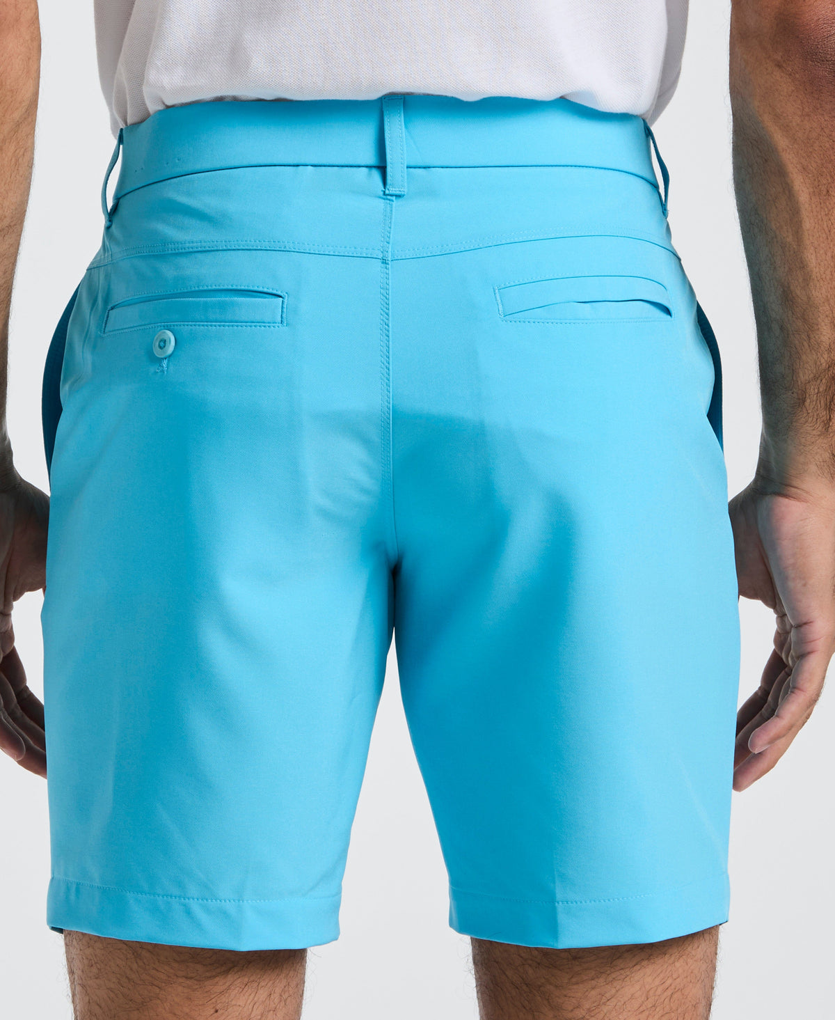 Men's 8-Inch Golf Shorts in Stretch Plain-Weave Fabric for Moisture-Wicking Comfort on the Course