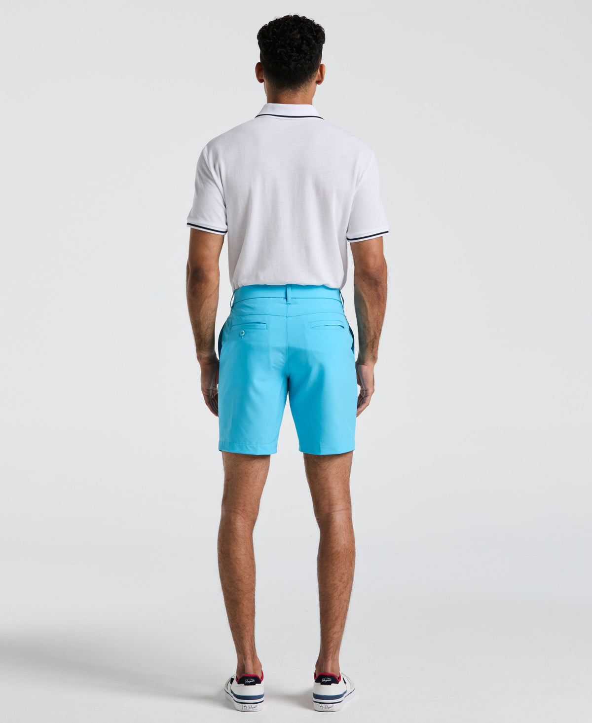 Men's 8-Inch Golf Shorts in Stretch Plain-Weave Fabric for Moisture-Wicking Comfort on the Course