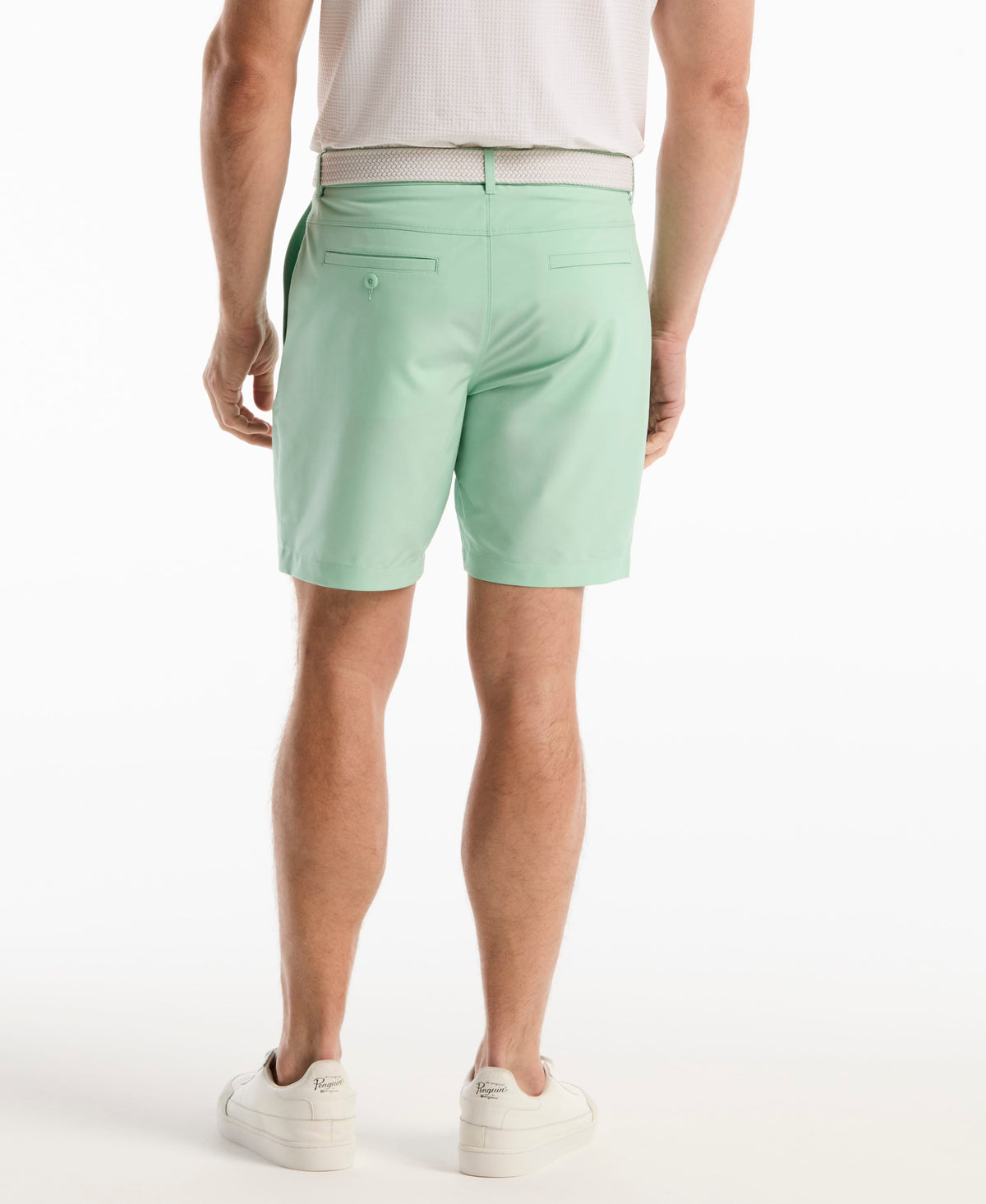 Men's 8-Inch Golf Shorts in Stretch Plain-Weave Fabric for Moisture-Wicking Comfort on the Course