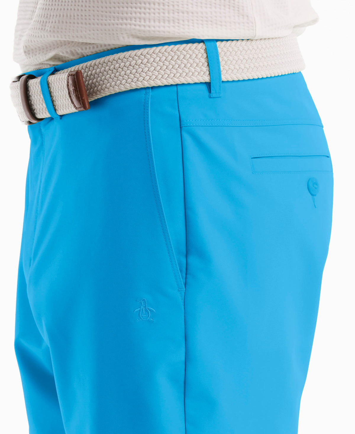 Men's 8-Inch Golf Shorts in Stretch Plain-Weave Fabric for Moisture-Wicking Comfort on the Course