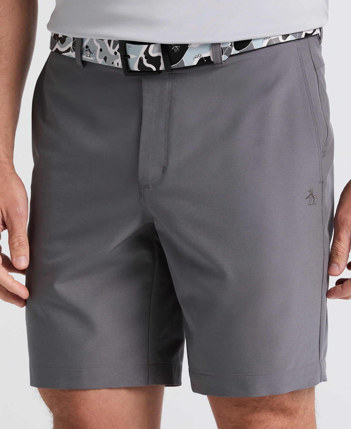 Men's 8-Inch Golf Shorts in Stretch Plain-Weave Fabric for Moisture-Wicking Comfort on the Course