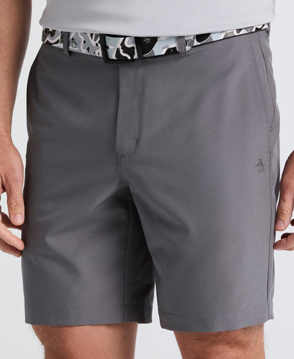 Men's 8-Inch Golf Shorts in Stretch Plain-Weave Fabric for Moisture-Wicking Comfort on the Course