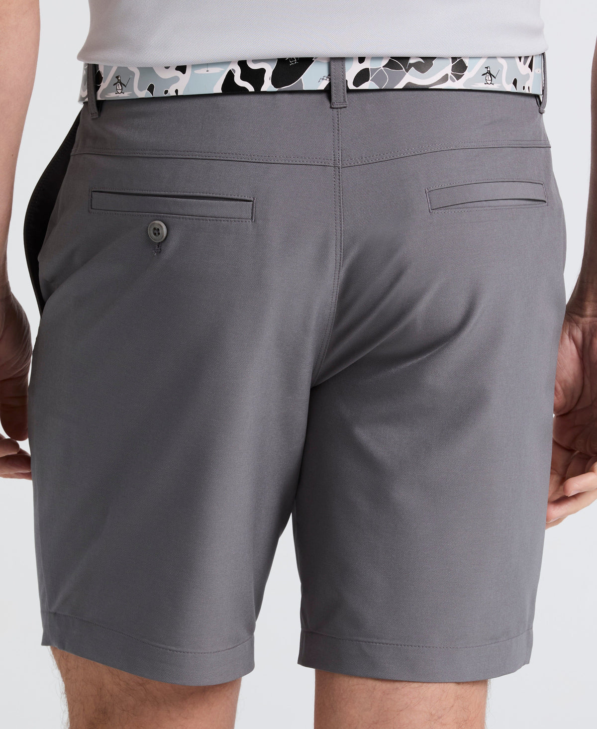Men's 8-Inch Golf Shorts in Stretch Plain-Weave Fabric for Moisture-Wicking Comfort on the Course