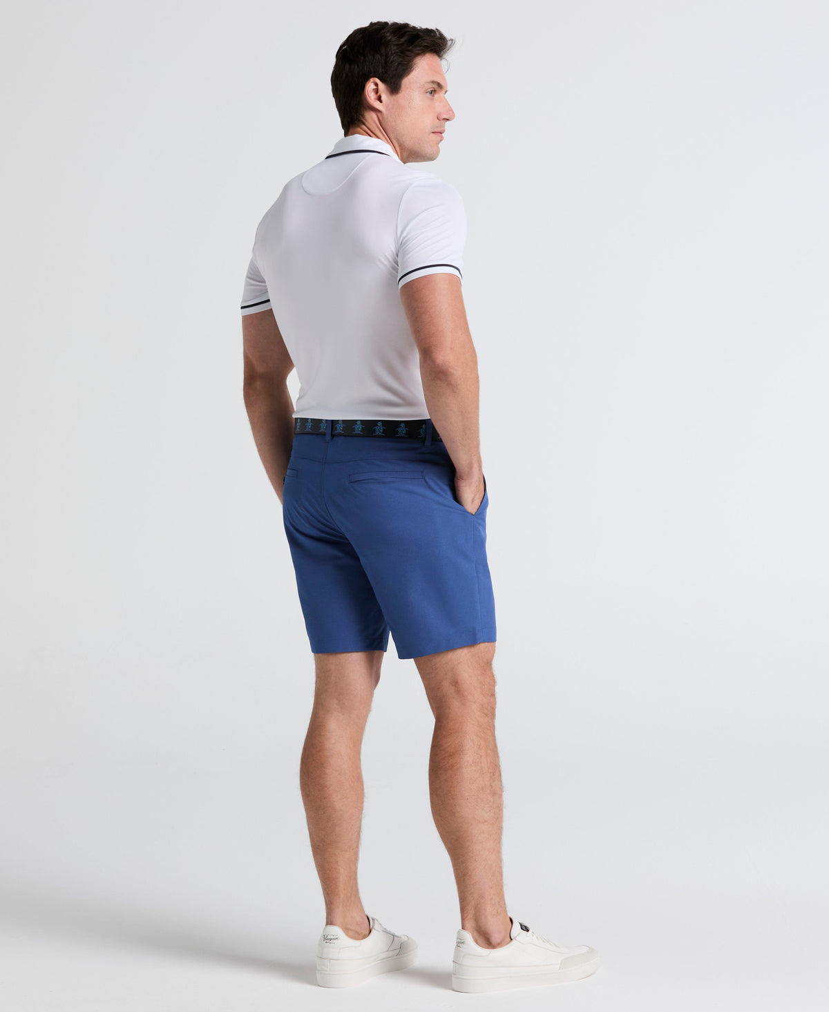 Men's 8-Inch Golf Shorts in Stretch Plain-Weave Fabric for Moisture-Wicking Comfort on the Course