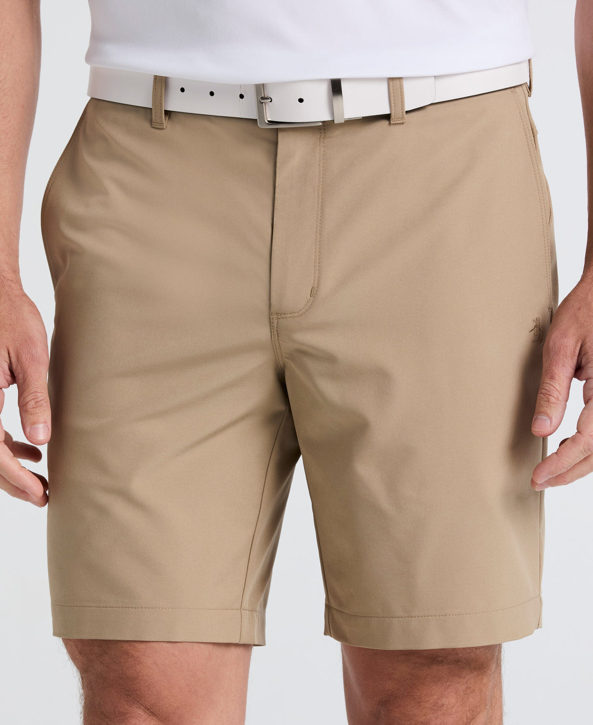 Men's 8-Inch Golf Shorts in Stretch Plain-Weave Fabric for Moisture-Wicking Comfort on the Course