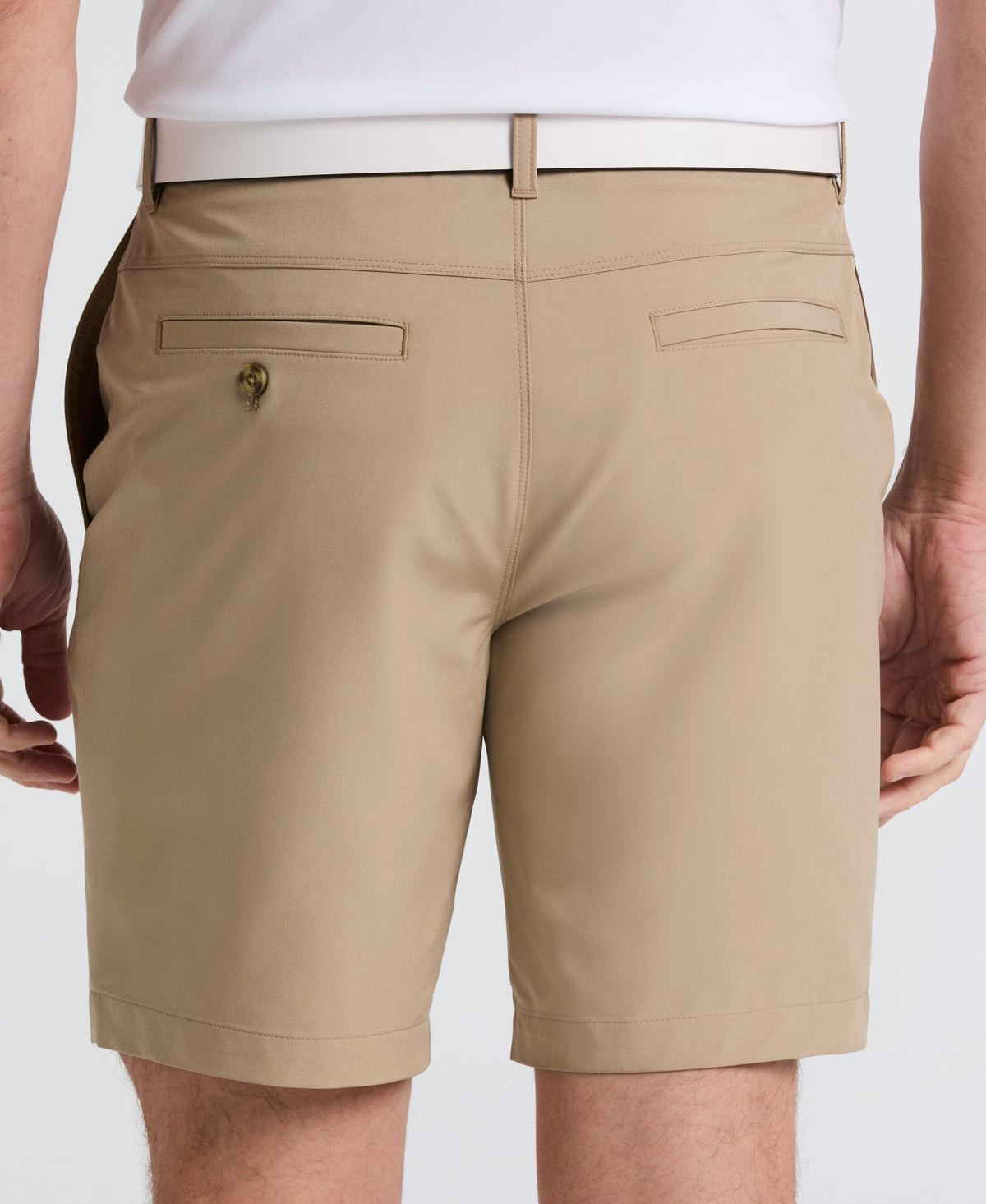 Men's 8-Inch Golf Shorts in Stretch Plain-Weave Fabric for Moisture-Wicking Comfort on the Course