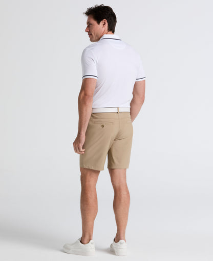 Men's 8-Inch Golf Shorts in Stretch Plain-Weave Fabric for Moisture-Wicking Comfort on the Course