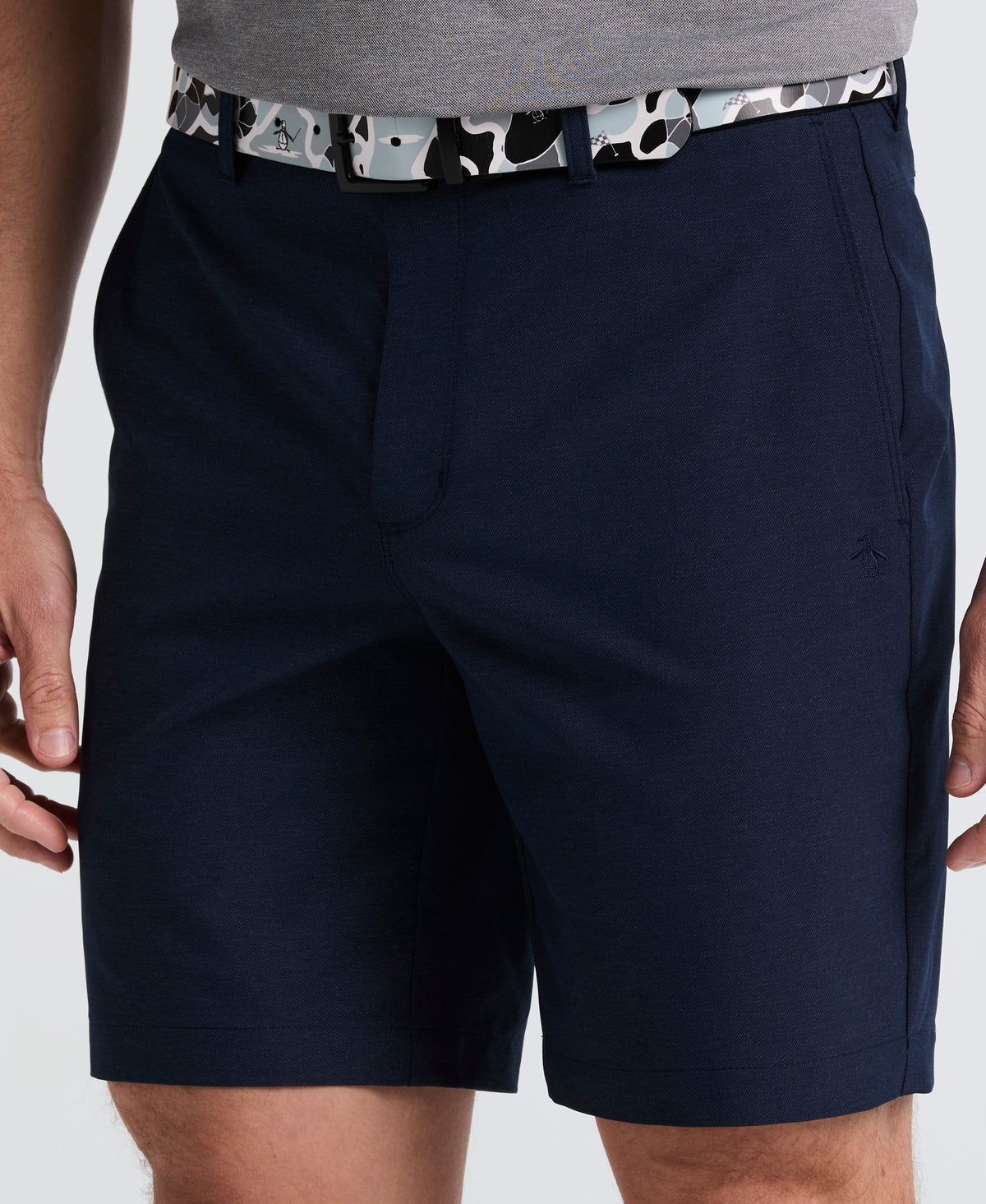 Men's 8-Inch Golf Shorts in Stretch Plain-Weave Fabric for Moisture-Wicking Comfort on the Course