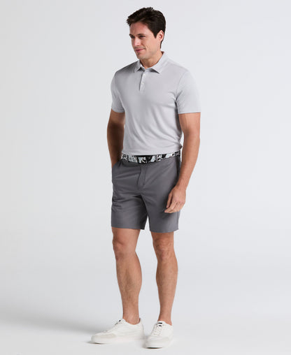 Men's 8-Inch Golf Shorts in Stretch Plain-Weave Fabric for Moisture-Wicking Comfort on the Course