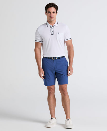 Men's 8-Inch Golf Shorts in Stretch Plain-Weave Fabric for Moisture-Wicking Comfort on the Course