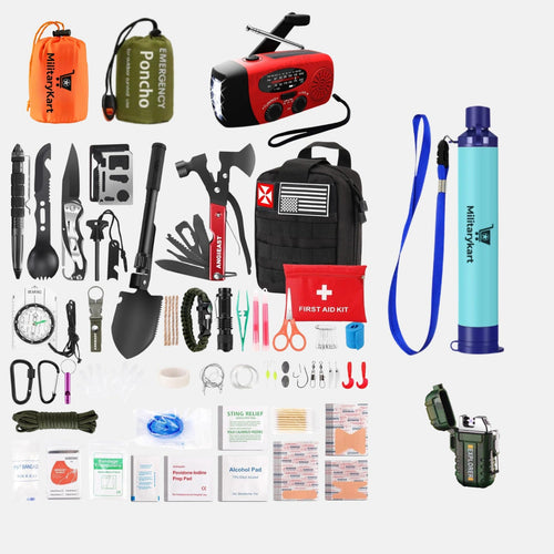 72-Hour Survival Kit for 2 People Bug Out Bag Ultimate Kit